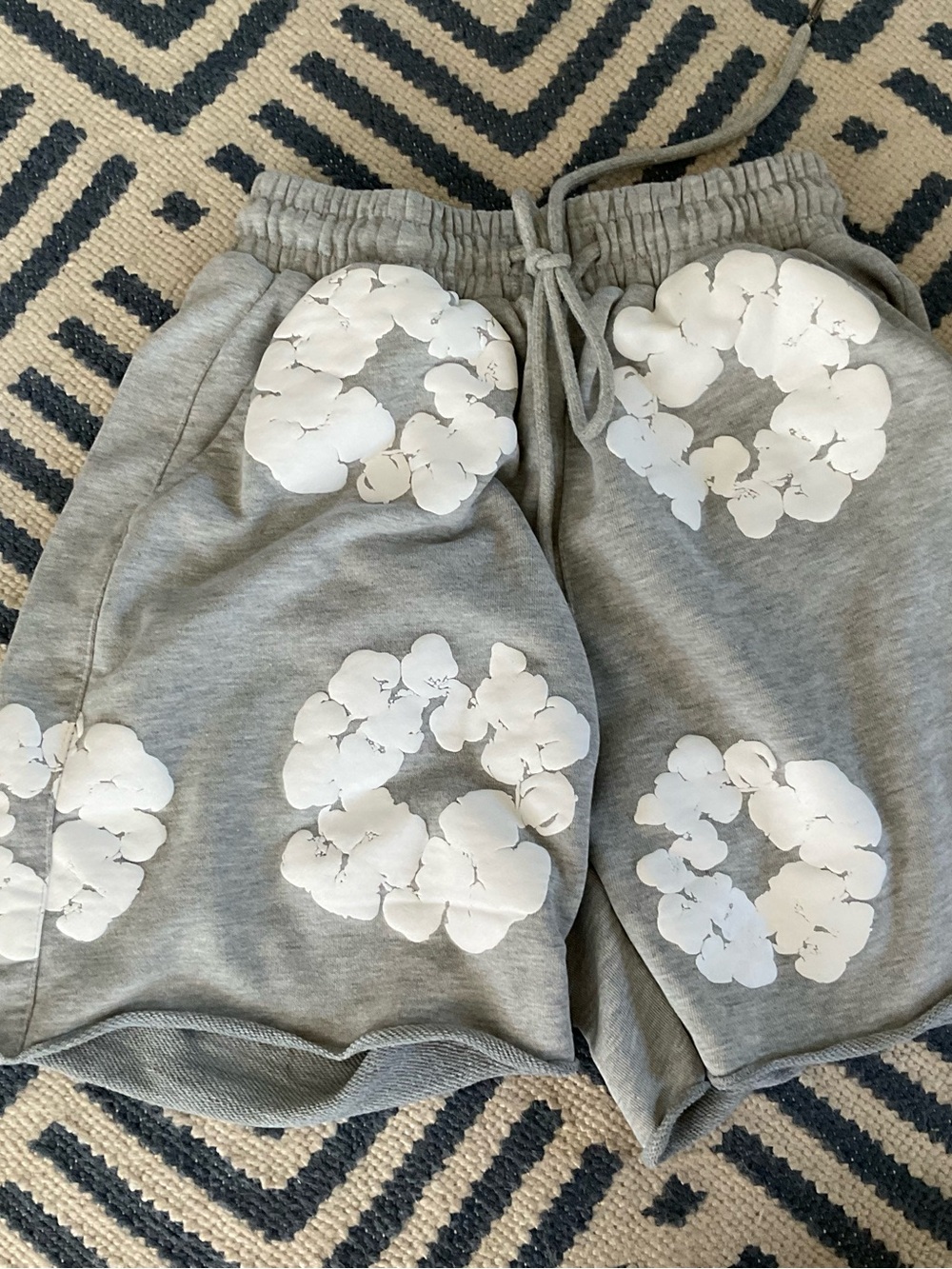 Denim Tears Men's Light Gray Shorts
